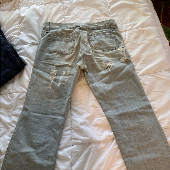 Dolce & Gabbana Light Blue Distressed Flare Jeans - Picture 3 of 3